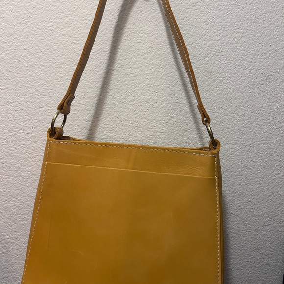 Portland Leather Triangle Shoulder Bag - Picture 3 of 4
